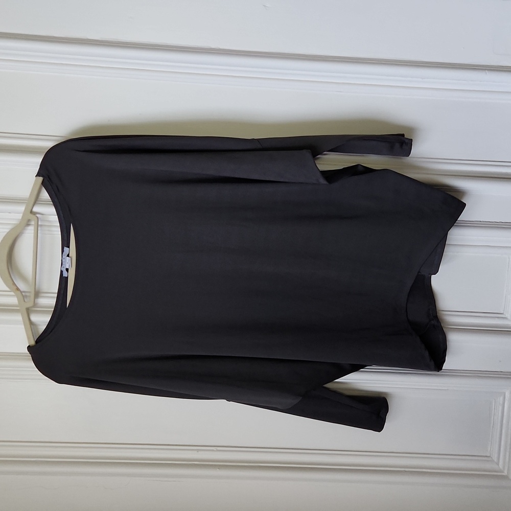 Large Long Sleeve Gray Baggy Top